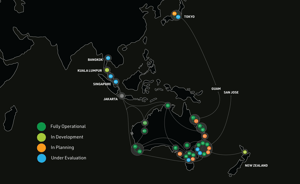 Black Map AU APAC