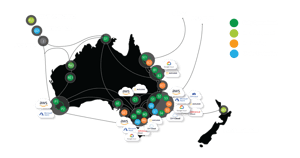 Connectivity Map - Black - Transparent