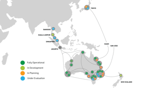 White Map AU APAC (transparent)