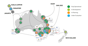 Connectivity Map - White - Transparent